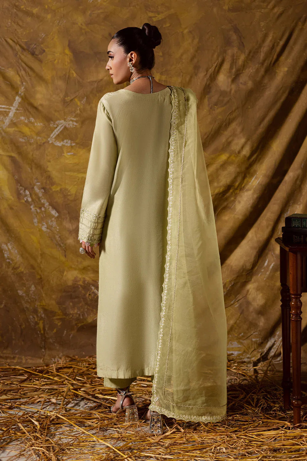 Maryum N Maria | Zarq Festive | FARES - MSS5830 - Aqsa Fabrics