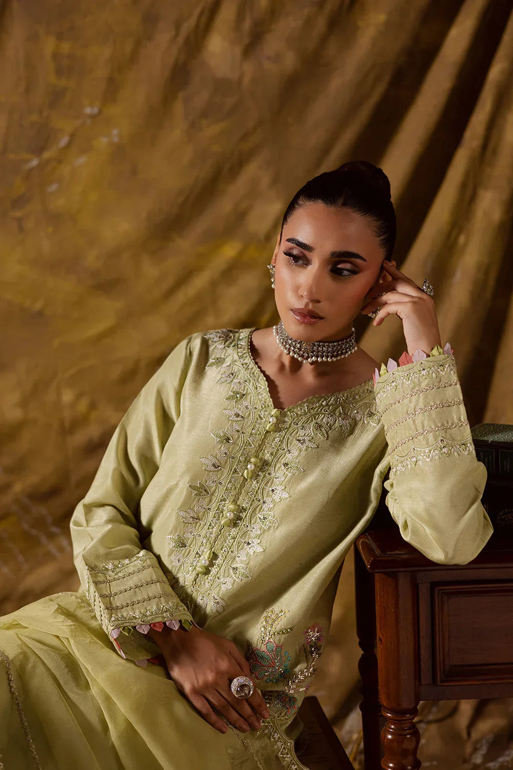Maryum N Maria | Zarq Festive | FARES - MSS5830 - Aqsa Fabrics