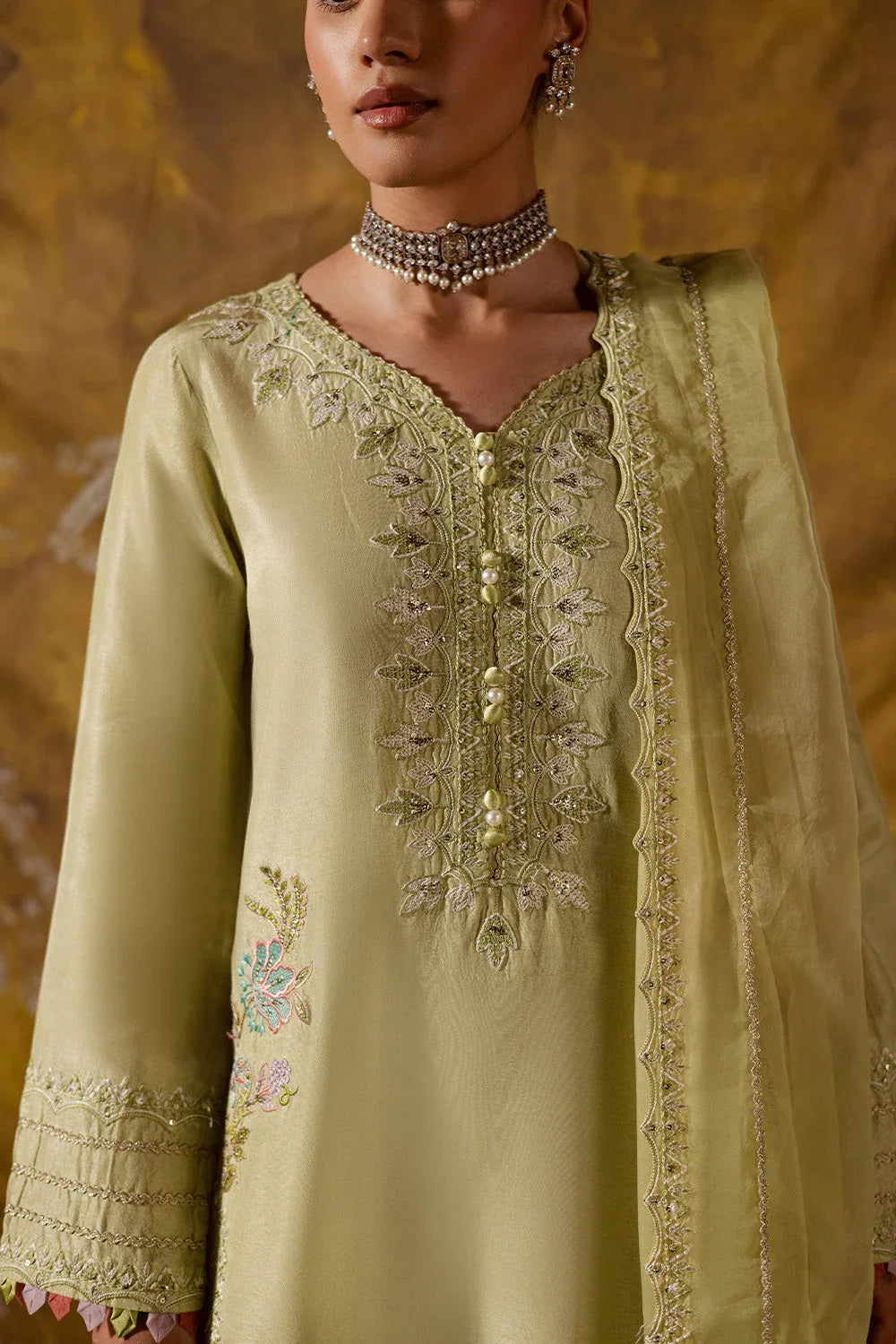 Maryum N Maria | Zarq Festive | FARES - MSS5830 - Aqsa Fabrics