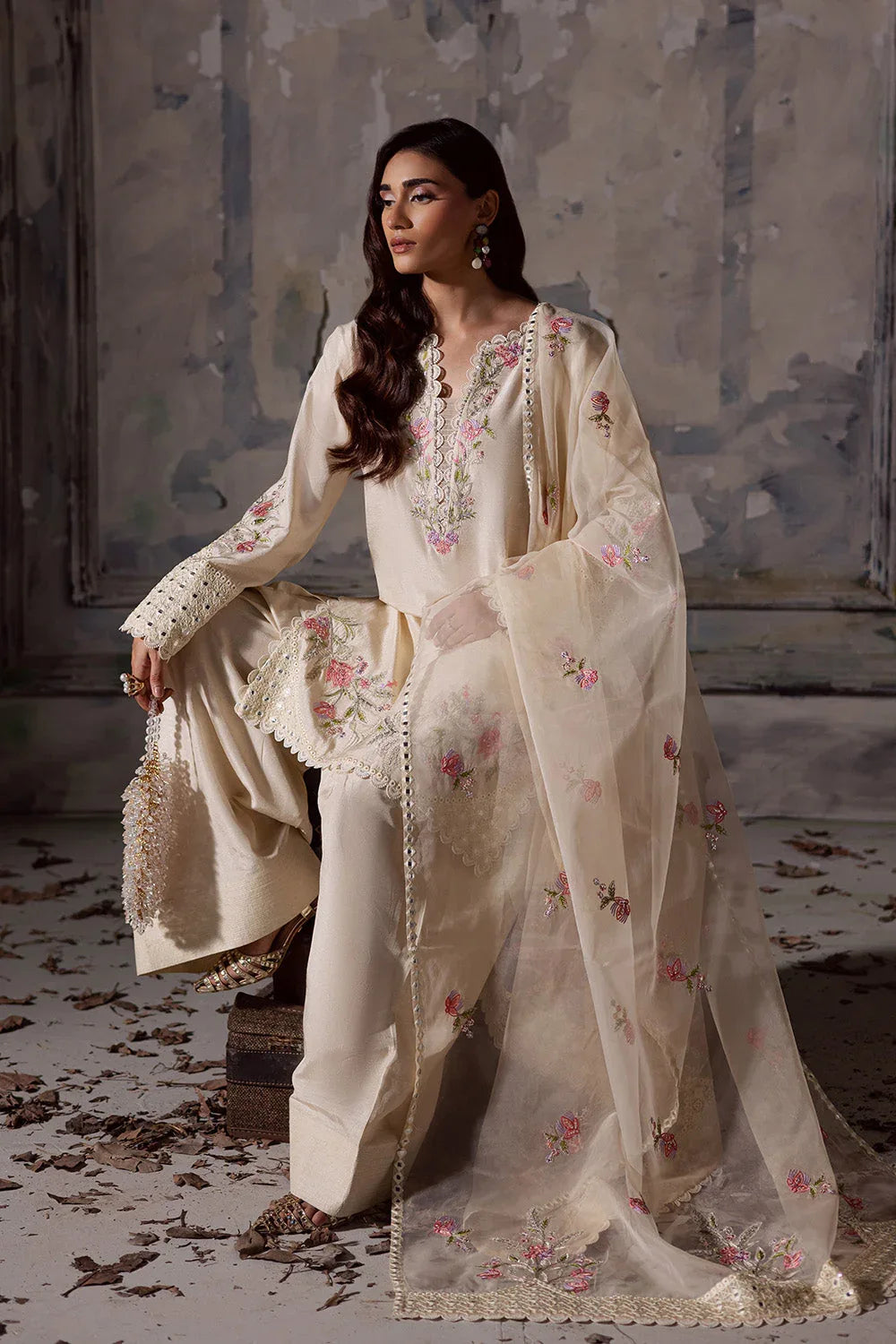 Maryum N Maria | Zarq Festive | ZEEVA - MSS5831 - Aqsa Fabrics