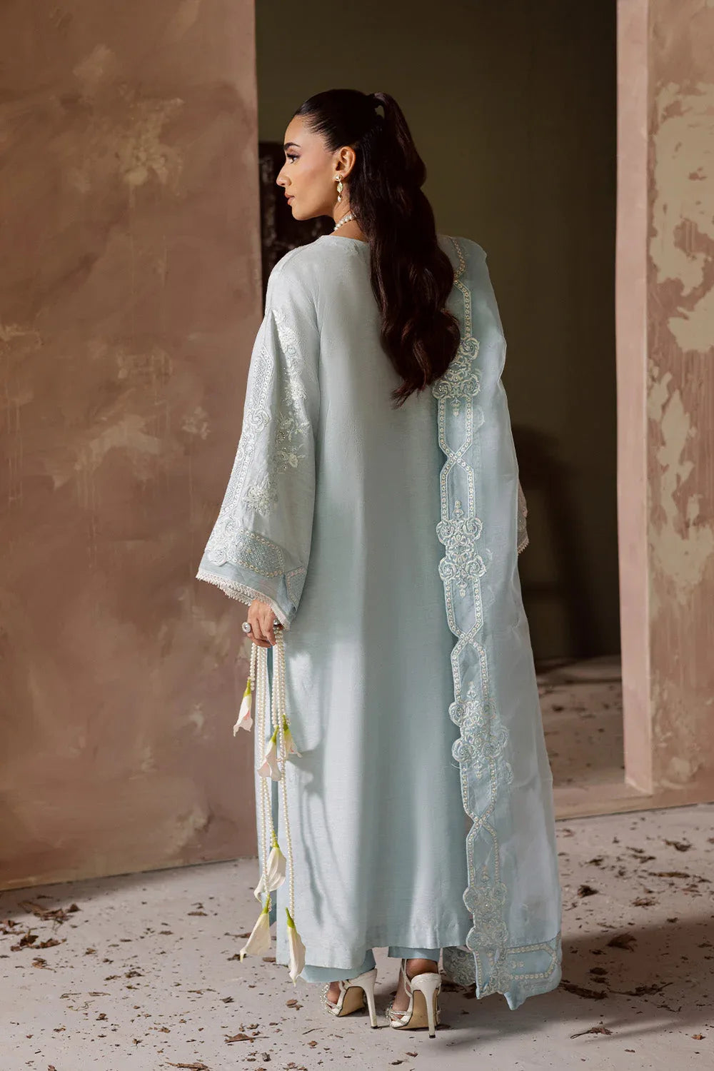 Maryum N Maria | Zarq Festive | RUAA - MSS5832 - Aqsa Fabrics