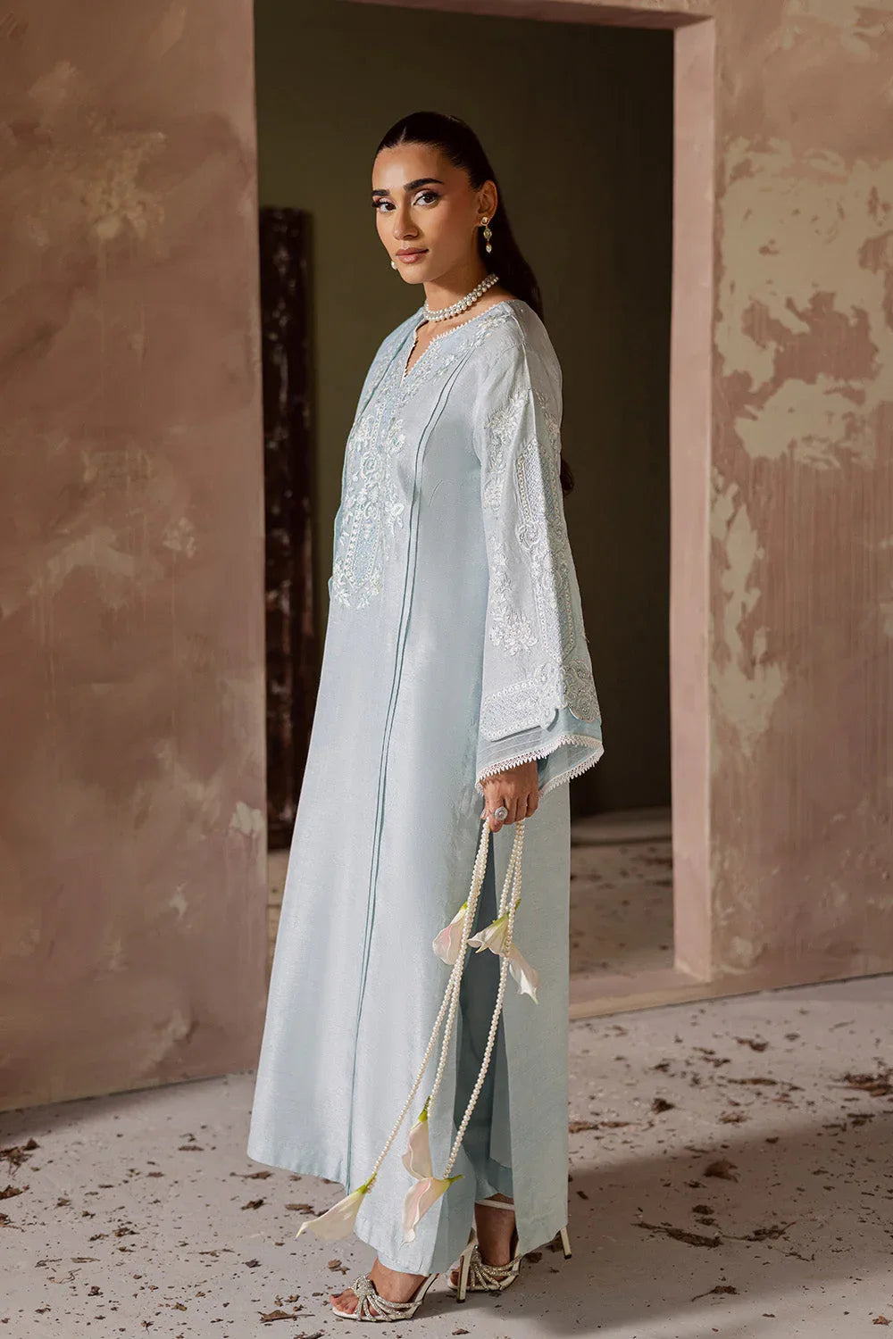 Maryum N Maria | Zarq Festive | RUAA - MSS5832 - Aqsa Fabrics