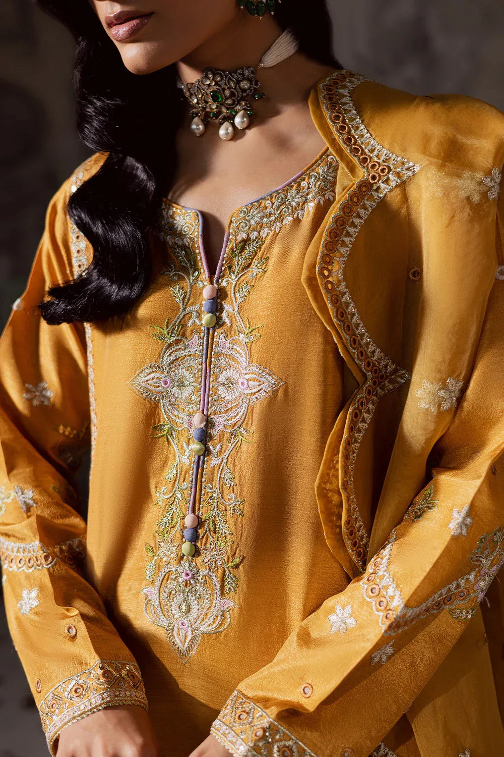 Maryum N Maria | Zarq Festive |VEECI - MSS5833 - Aqsa Fabrics