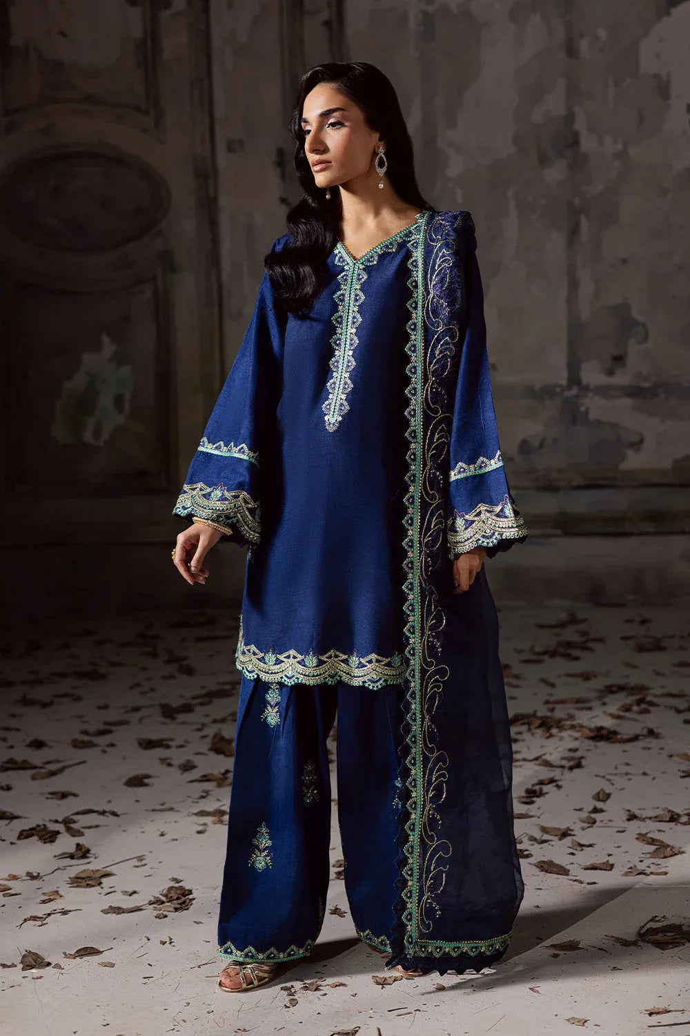 Maryum N Maria | Zarq Festive | LAGOOM - MSS5834 - Aqsa Fabrics