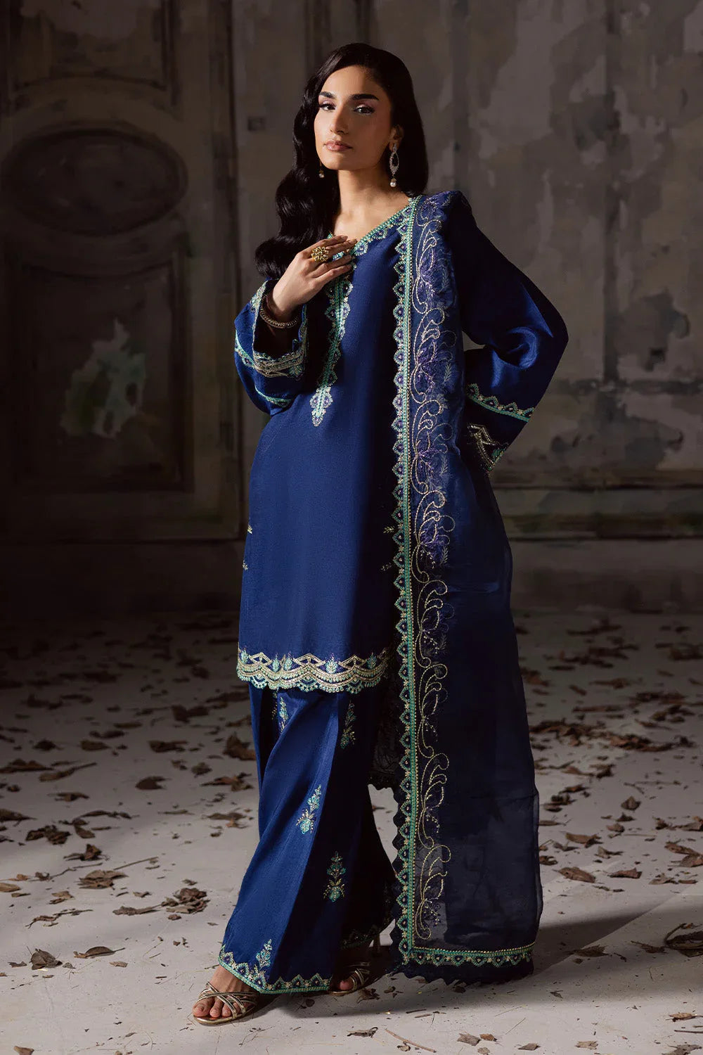 Maryum N Maria | Zarq Festive | LAGOOM - MSS5834 - Aqsa Fabrics