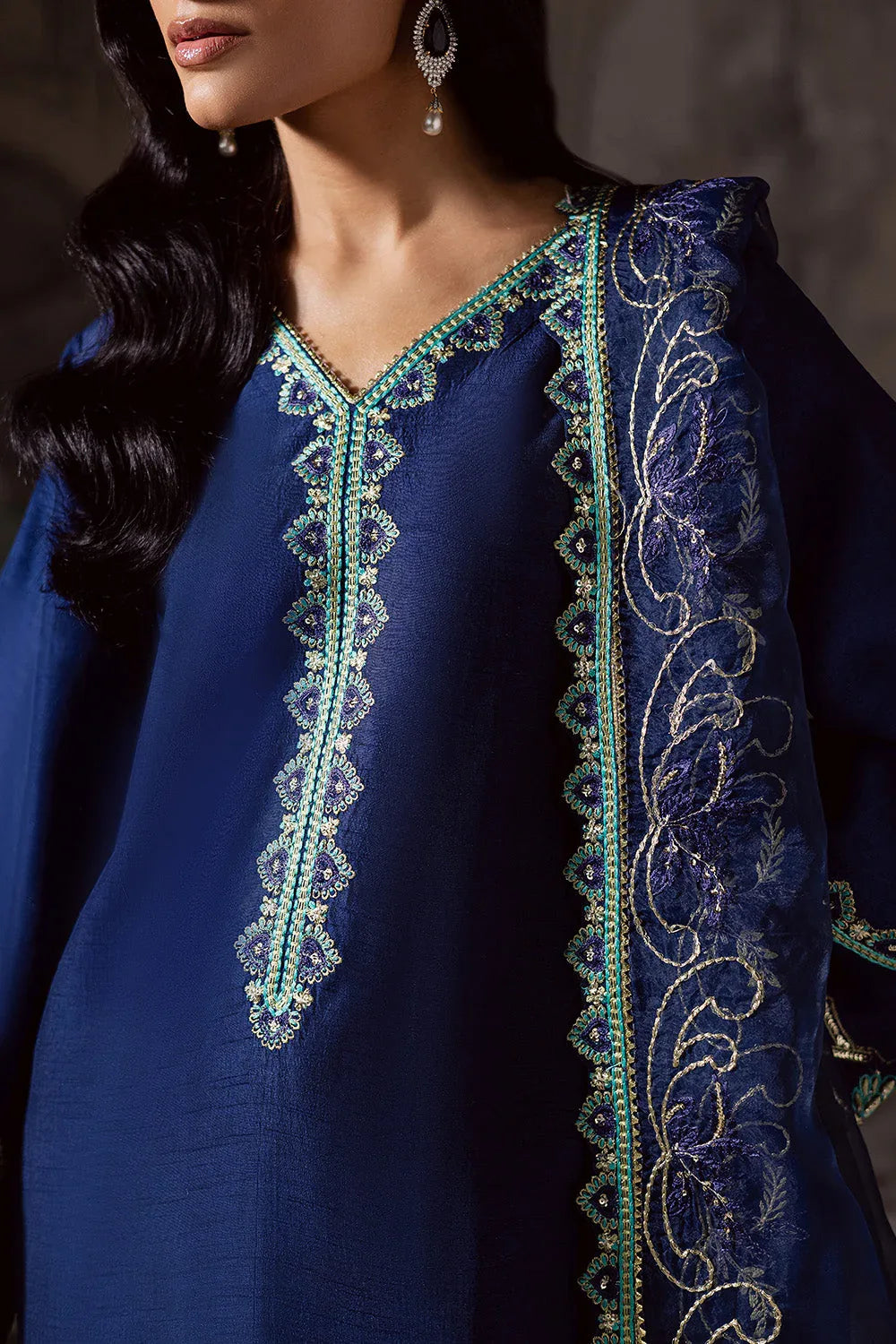 Maryum N Maria | Zarq Festive | LAGOOM - MSS5834 - Aqsa Fabrics