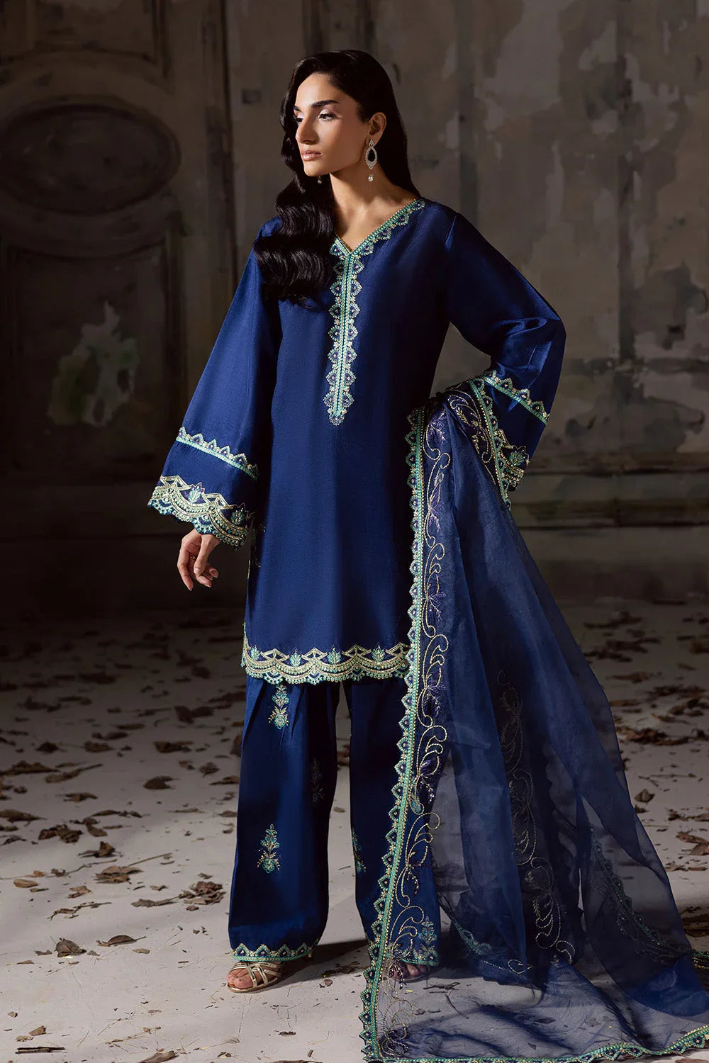 Maryum N Maria | Zarq Festive | LAGOOM - MSS5834 - Aqsa Fabrics