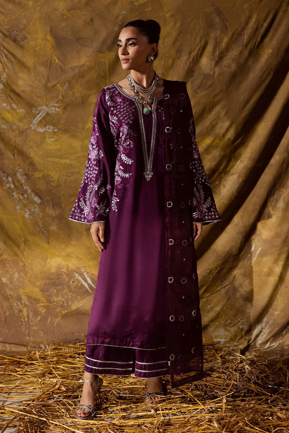 Maryum N Maria | Zarq Festive | ELAAN - MSS5839 - Aqsa Fabrics