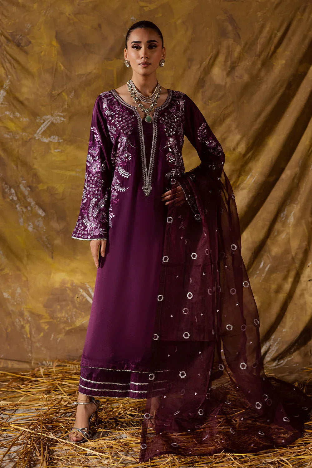 Maryum N Maria | Zarq Festive | ELAAN - MSS5839 - Aqsa Fabrics