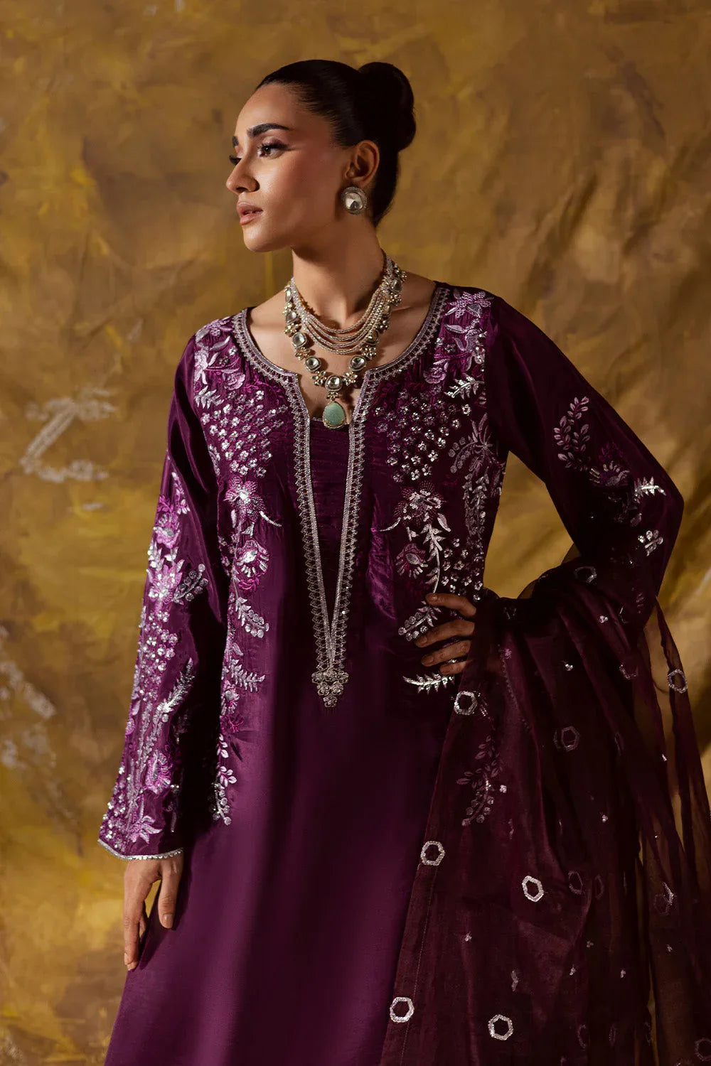 Maryum N Maria | Zarq Festive | ELAAN - MSS5839 - Aqsa Fabrics