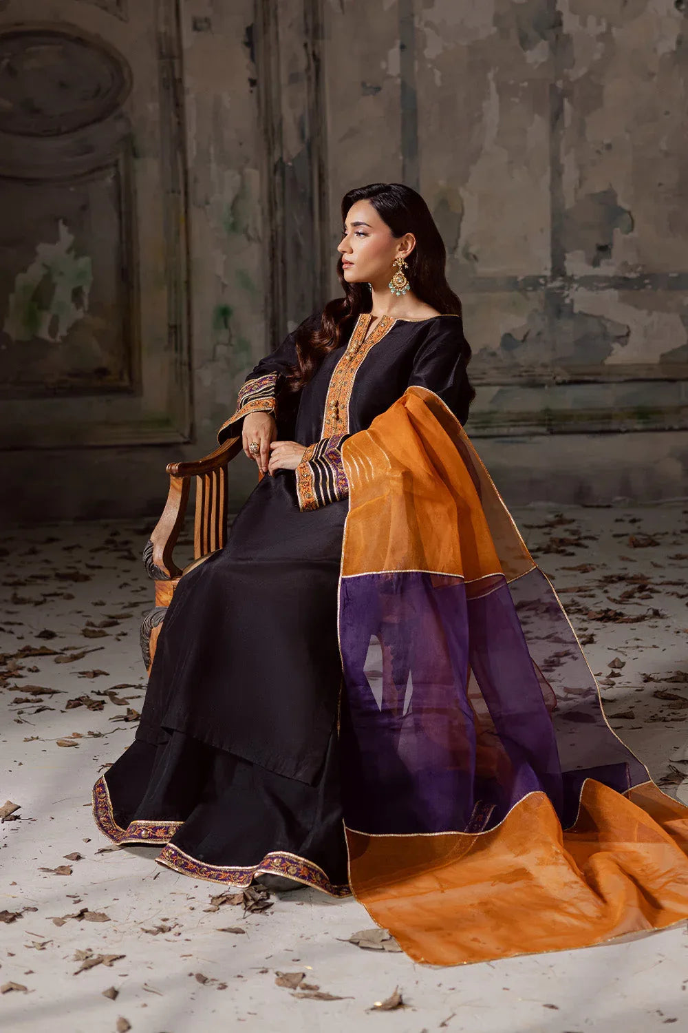 Maryum N Maria | Zarq Festive | OPHERAA - MSS5841 - Aqsa Fabrics