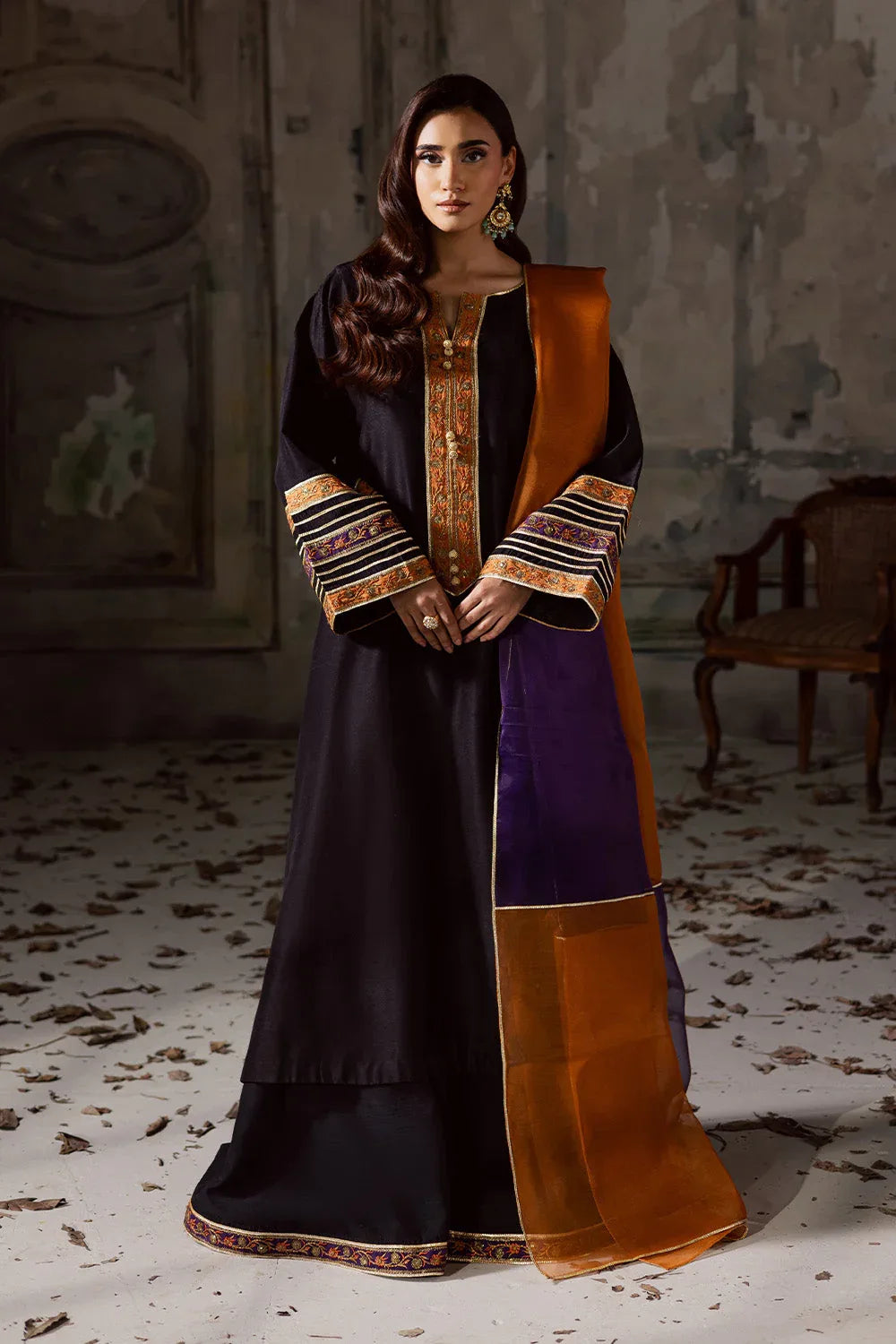 Maryum N Maria | Zarq Festive | OPHERAA - MSS5841 - Aqsa Fabrics