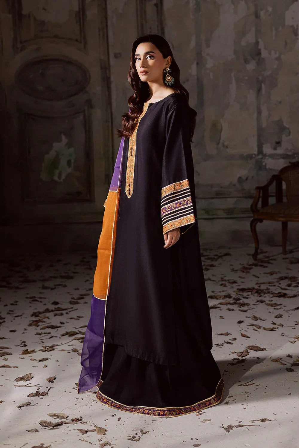 Maryum N Maria | Zarq Festive | OPHERAA - MSS5841 - Aqsa Fabrics