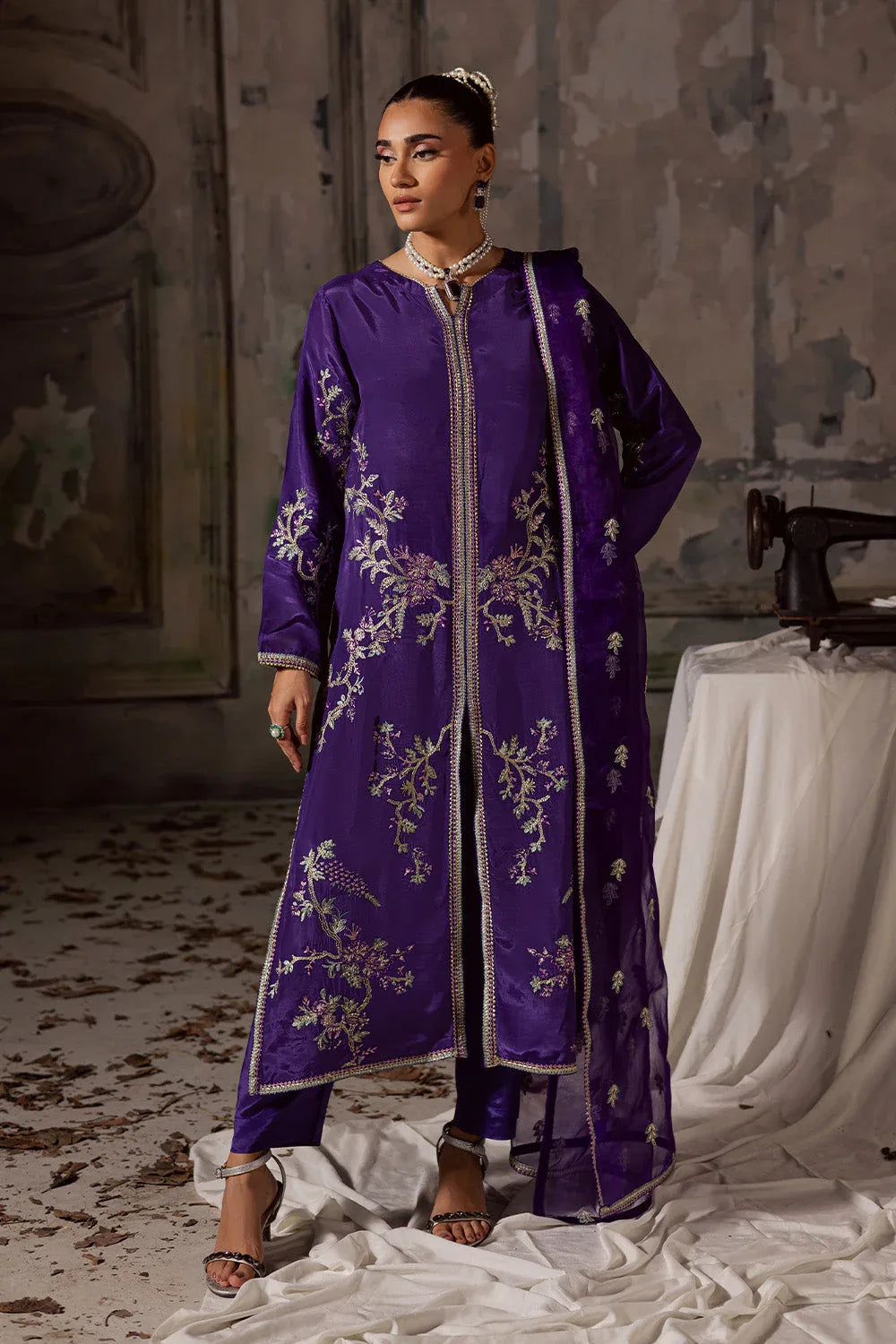 Maryum N Maria | Zarq Festive | AURAA - MSS5842 - Aqsa Fabrics