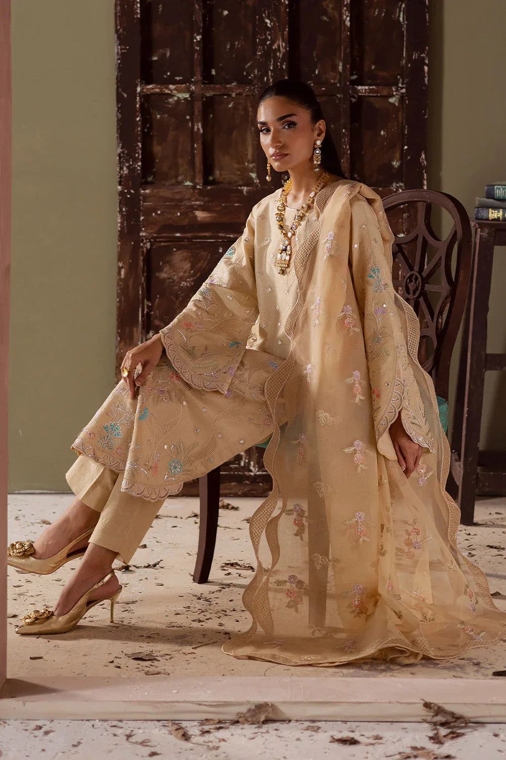 Maryum N Maria | Zarq Festive | REEYA - MSS5843 - Aqsa Fabrics
