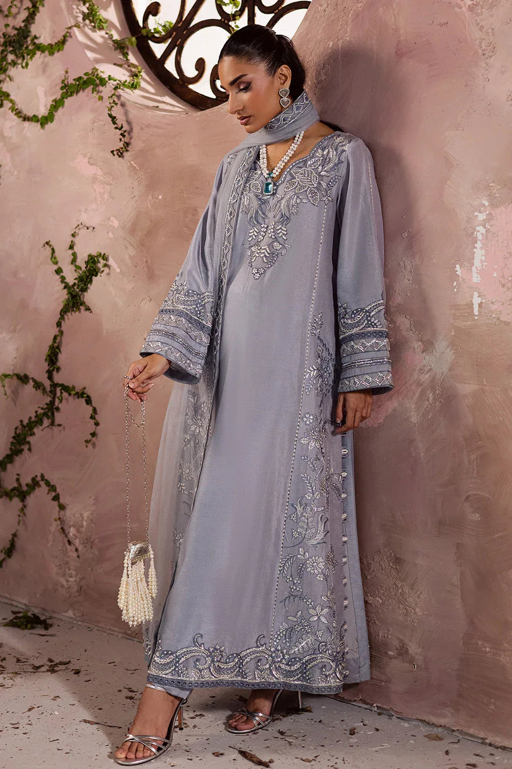 Maryum N Maria | Zarq Festive | ESHYA - MSS5844 - Aqsa Fabrics