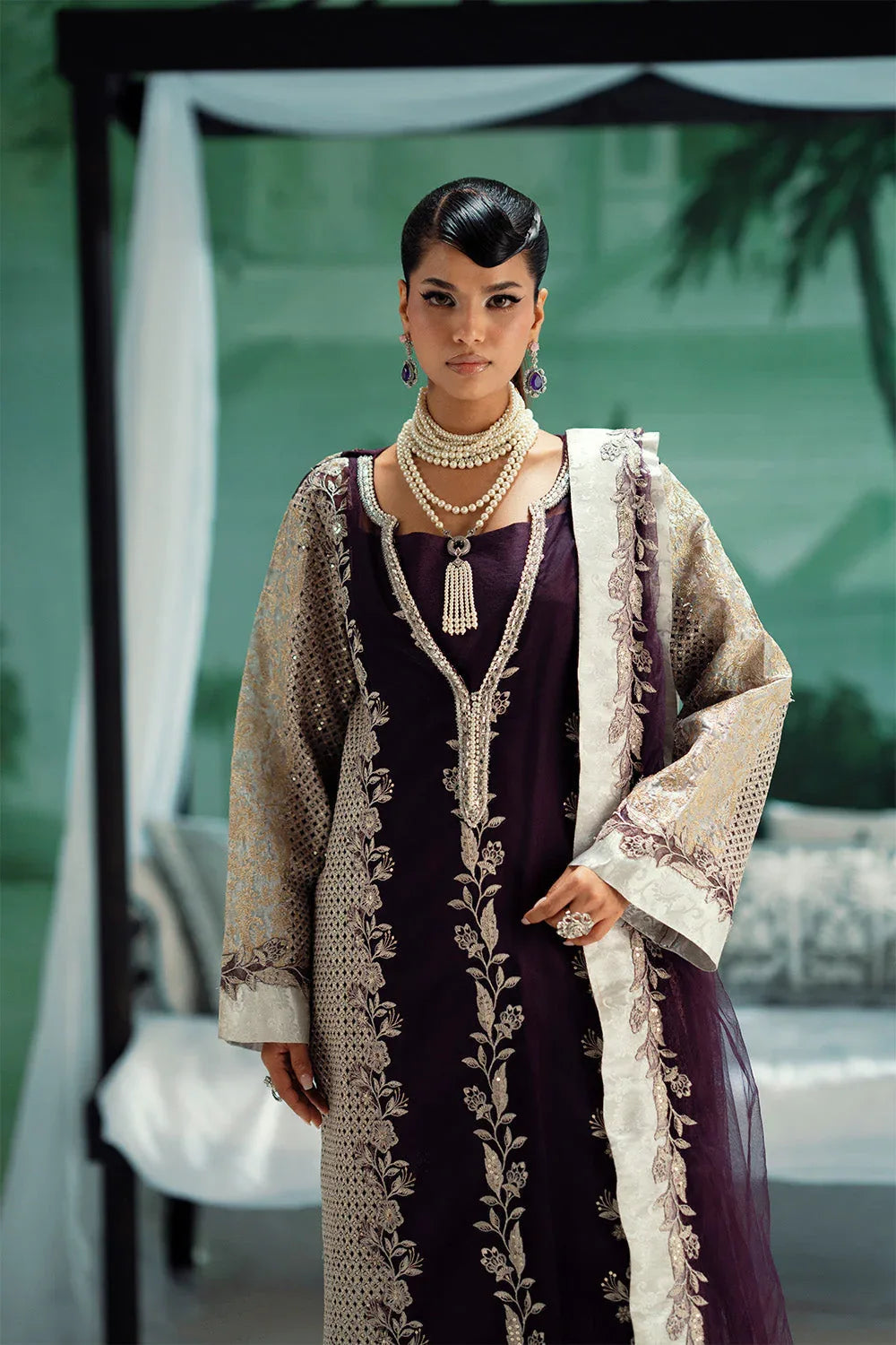 Maryum N Maria | Mushal Formals | ALIIZÉE - MSU5541 - Aqsa Fabrics