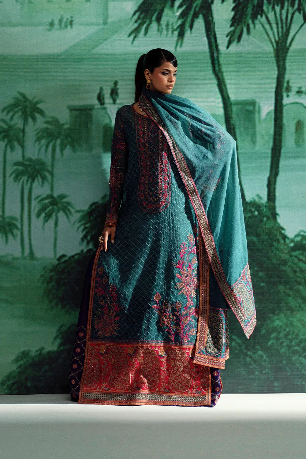 Maryum N Maria | Mushal Formals | AMÉELIE - MSU5542 - Aqsa Fabrics