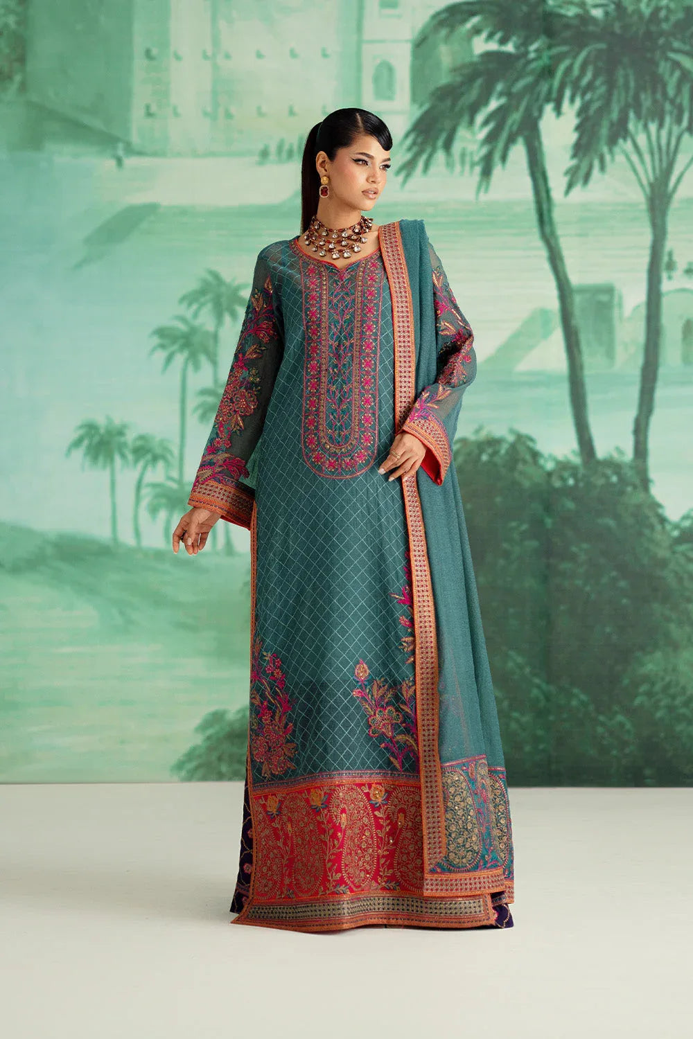 Maryum N Maria | Mushal Formals | AMÉELIE - MSU5542 - Aqsa Fabrics