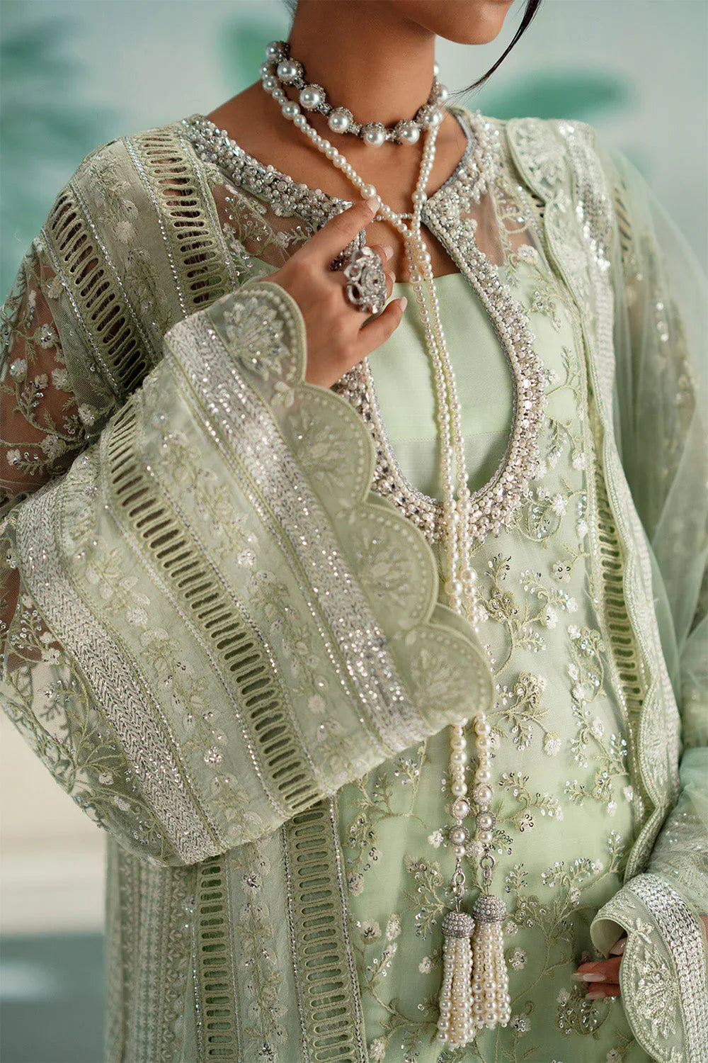 Maryum N Maria | Mushal Formals | CAMÉLIA - MSU5544 - Aqsa Fabrics