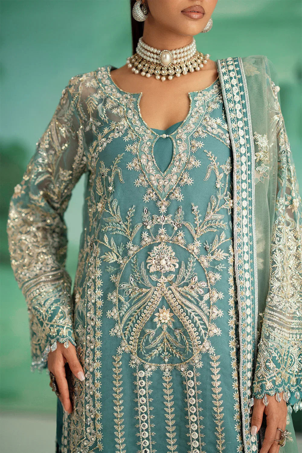 Maryum N Maria | Mushal Formals | GENEVIÈVE - MSU5545 - Aqsa Fabrics
