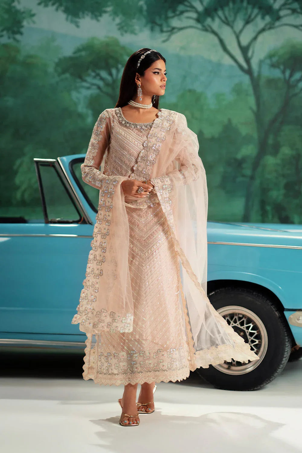Maryum N Maria | Mushal Formals | CHARLÈNE - MSU5551 - Aqsa Fabrics