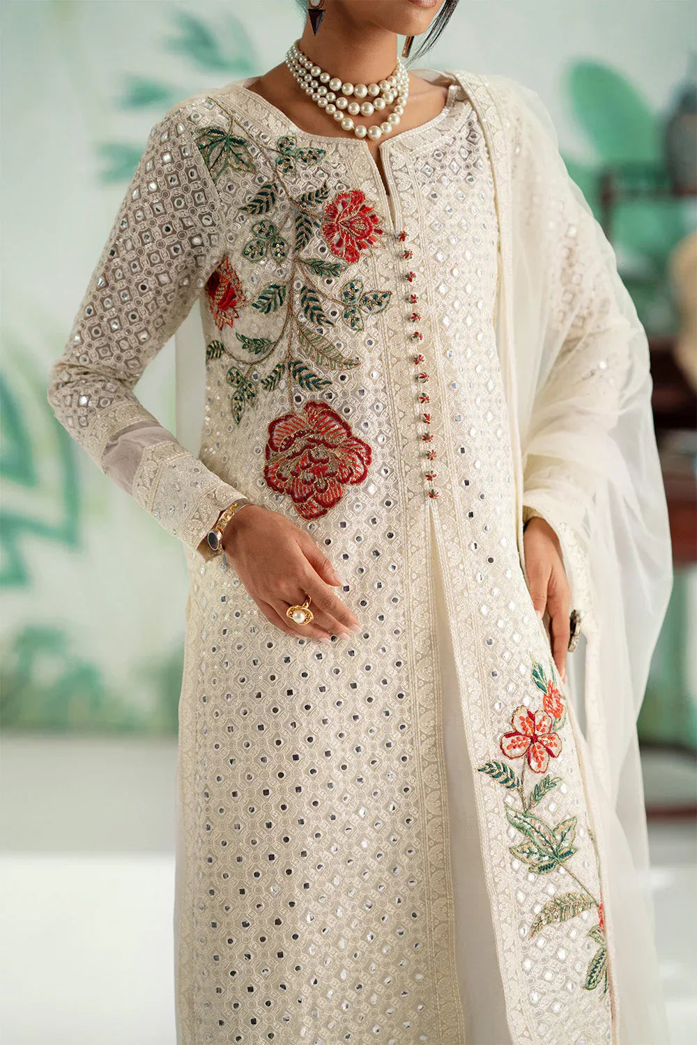 Maryum N Maria | Mushal Formals |FRANÇOISE - MSU5552 - Aqsa Fabrics