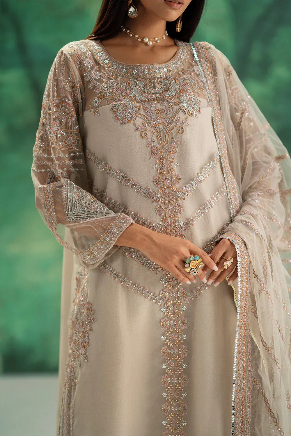 Maryum N Maria | Mushal Formals | GISÈLE - MSU5553 - Aqsa Fabrics