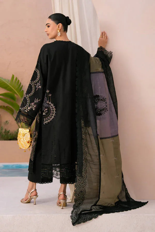 Marjjan | Amani Luxe | MSV-01 A (BLACK) - Aqsa Fabrics