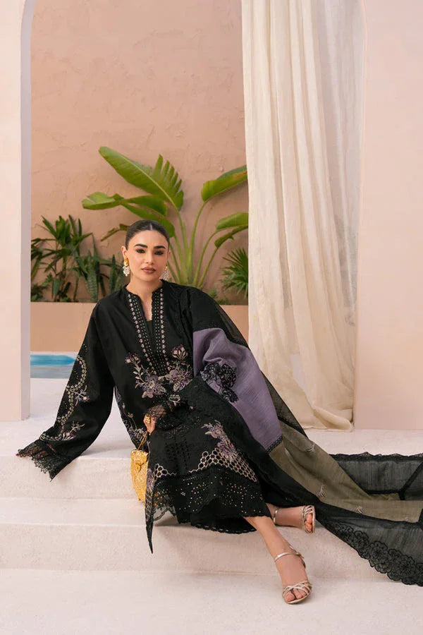 Marjjan | Amani Luxe | MSV-01 A (BLACK) - Aqsa Fabrics