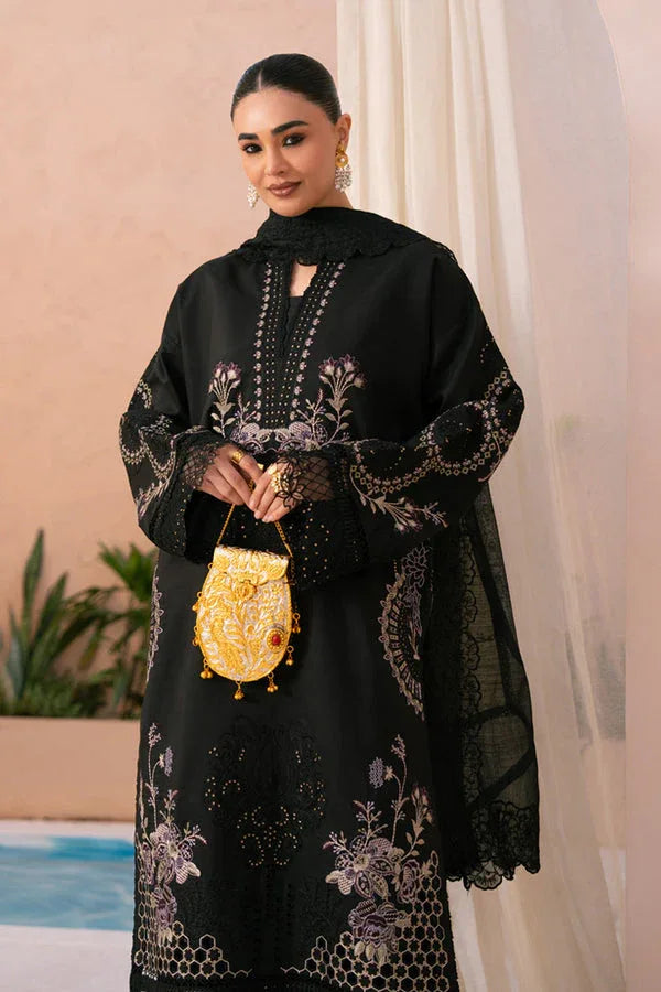 Marjjan | Amani Luxe | MSV-01 A (BLACK) - Aqsa Fabrics