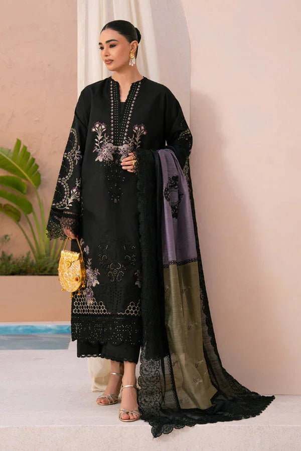 Marjjan | Amani Luxe | MSV-01 A (BLACK) - Aqsa Fabrics