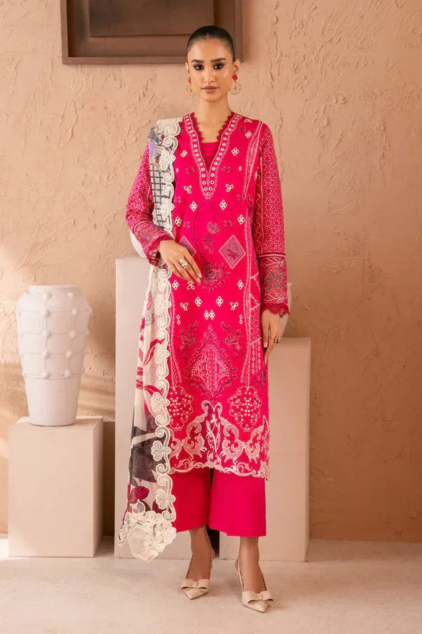 Marjjan | Amani Luxe | MSV-02 A (PINK) - Aqsa Fabrics