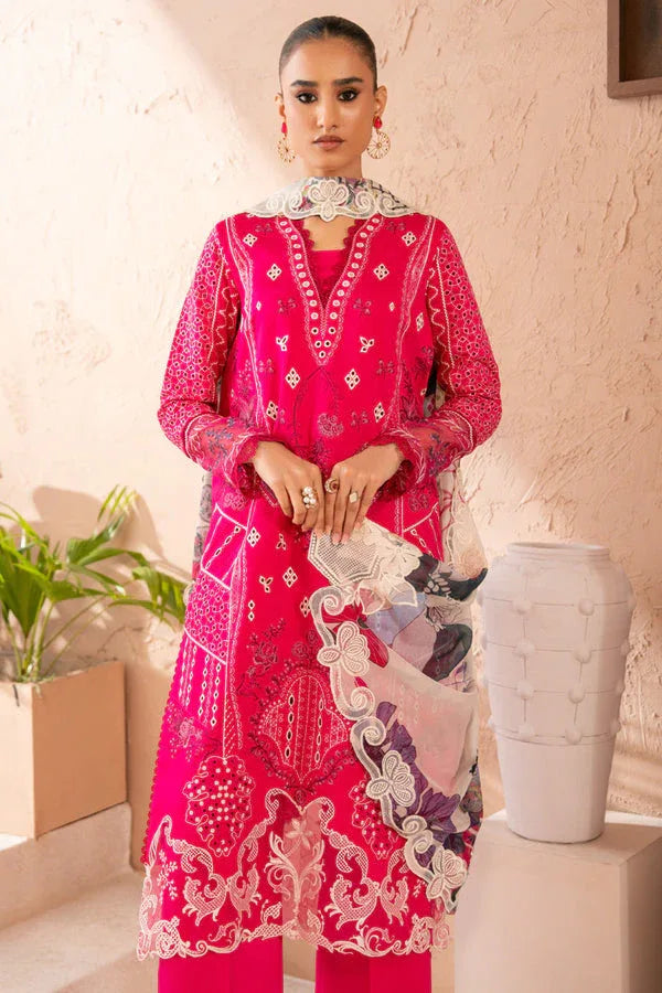 Marjjan | Amani Luxe | MSV-02 A (PINK) - Aqsa Fabrics