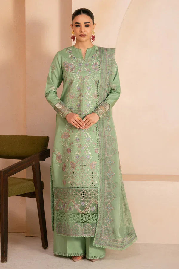 Marjjan | Amani Luxe | MSV-04 A (PISTACHIO) - Aqsa Fabrics