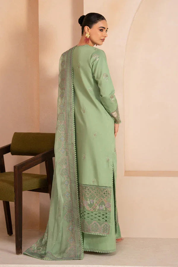 Marjjan | Amani Luxe | MSV-04 A (PISTACHIO) - Aqsa Fabrics