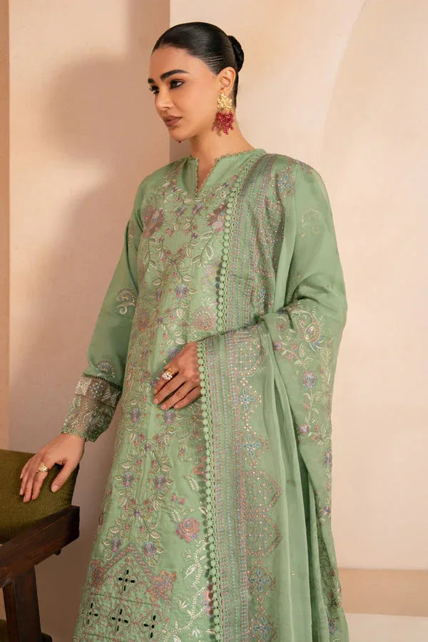 Marjjan | Amani Luxe | MSV-04 A (PISTACHIO) - Aqsa Fabrics