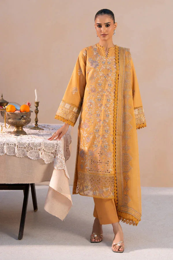 Marjjan | Amani Luxe | MSV-04 B (MUSTARD) - Aqsa Fabrics