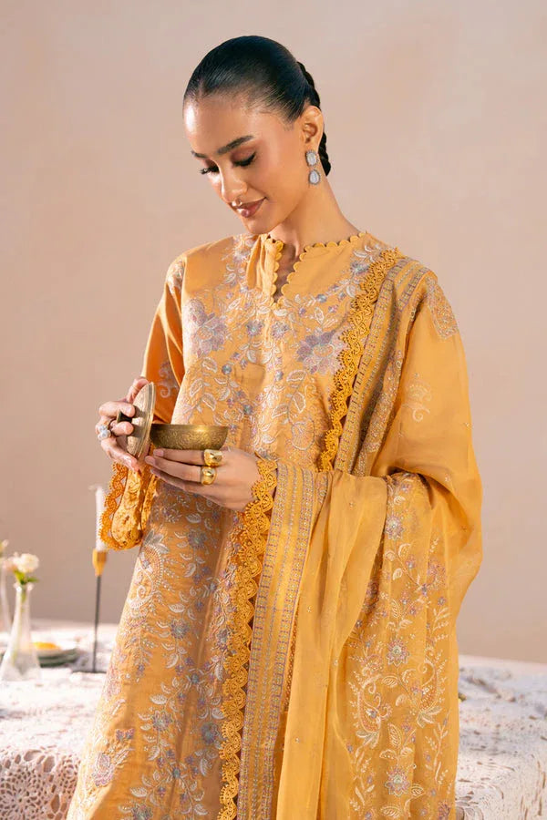 Marjjan | Amani Luxe | MSV-04 B (MUSTARD) - Aqsa Fabrics