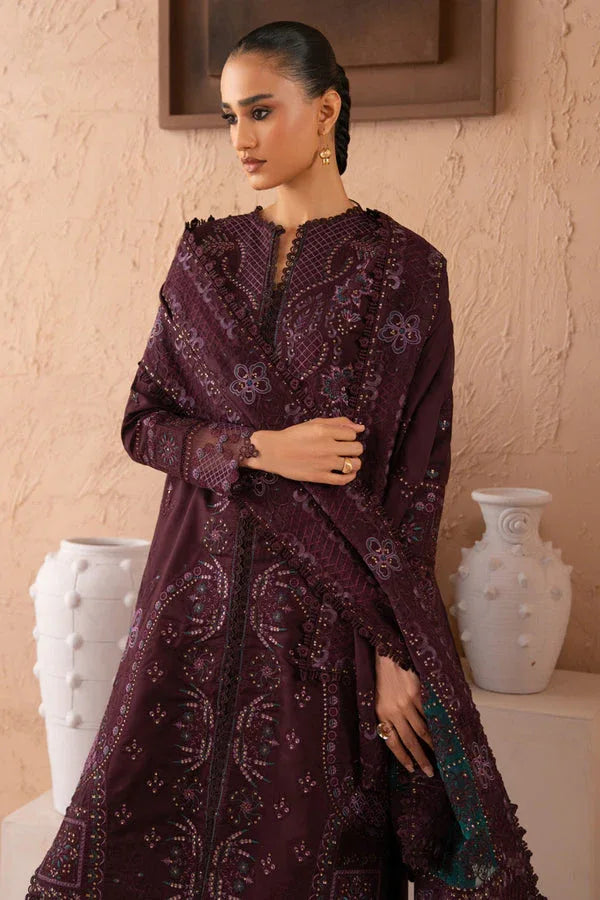 Marjjan | Amani Luxe | MSV-05 B (MAGENTA) - Aqsa Fabrics