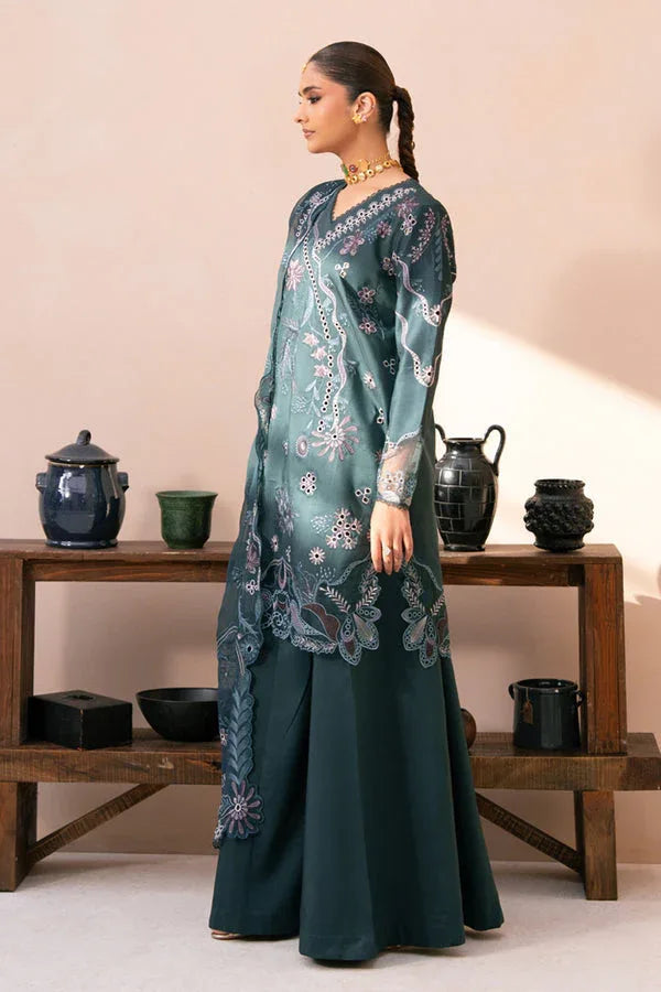 Marjjan | Amani Luxe | MSV-06 A (TEAL) - Aqsa Fabrics