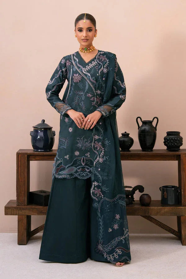 Marjjan | Amani Luxe | MSV-06 A (TEAL) - Aqsa Fabrics