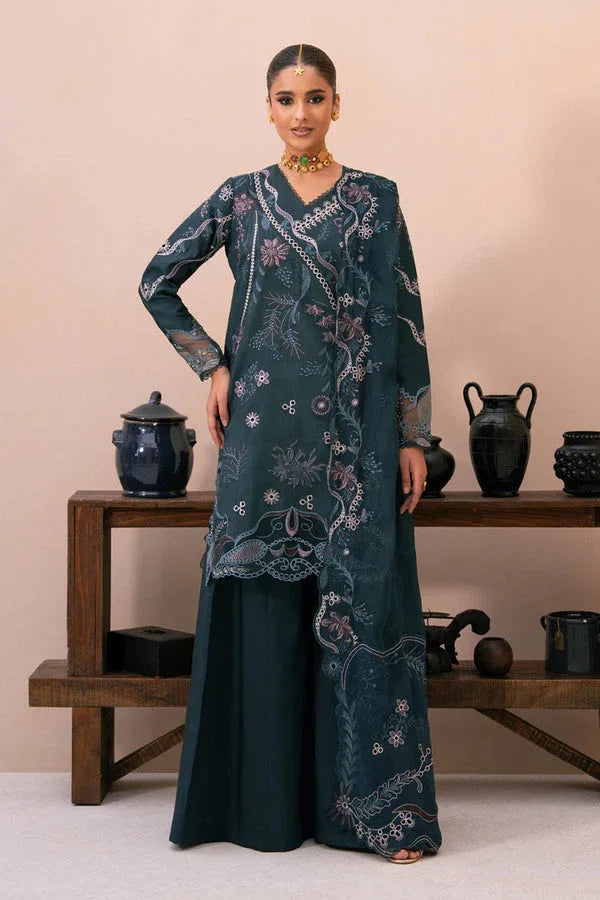Marjjan | Amani Luxe | MSV-06 A (TEAL) - Aqsa Fabrics
