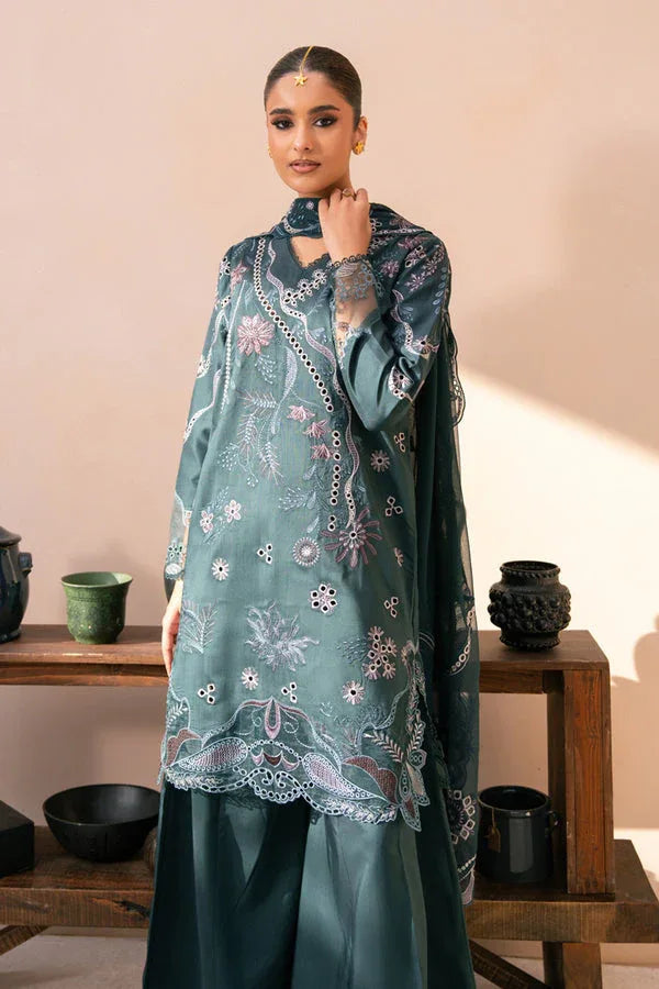 Marjjan | Amani Luxe | MSV-06 A (TEAL) - Aqsa Fabrics