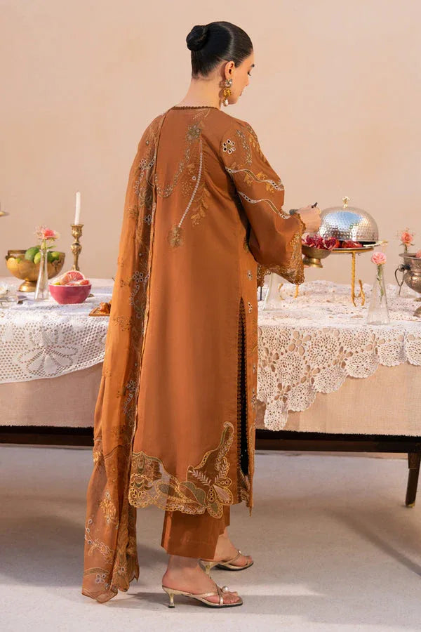 Marjjan | Amani Luxe | MSV 06-B (RUST) - Aqsa Fabrics