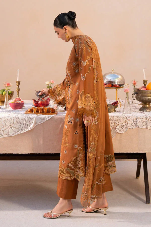 Marjjan | Amani Luxe | MSV 06-B (RUST) - Aqsa Fabrics