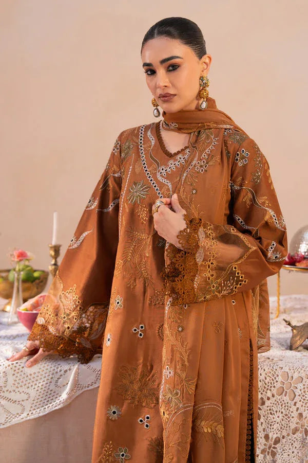 Marjjan | Amani Luxe | MSV 06-B (RUST) - Aqsa Fabrics