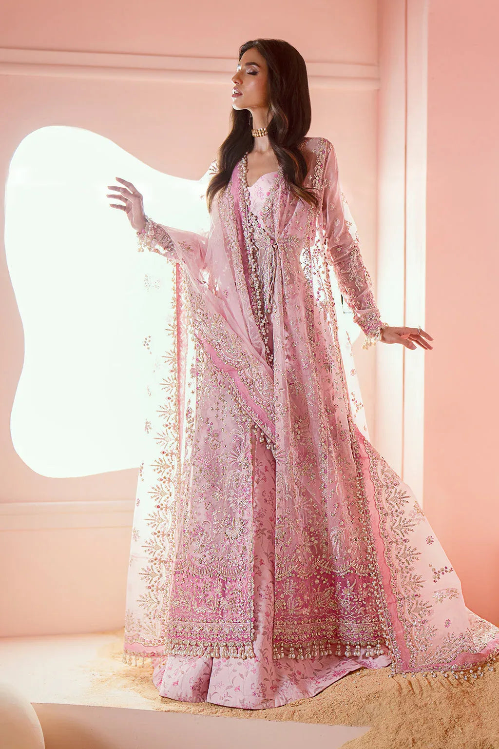 Ayzel | Luminara Wedding Formals | Bella - Aqsa Fabrics