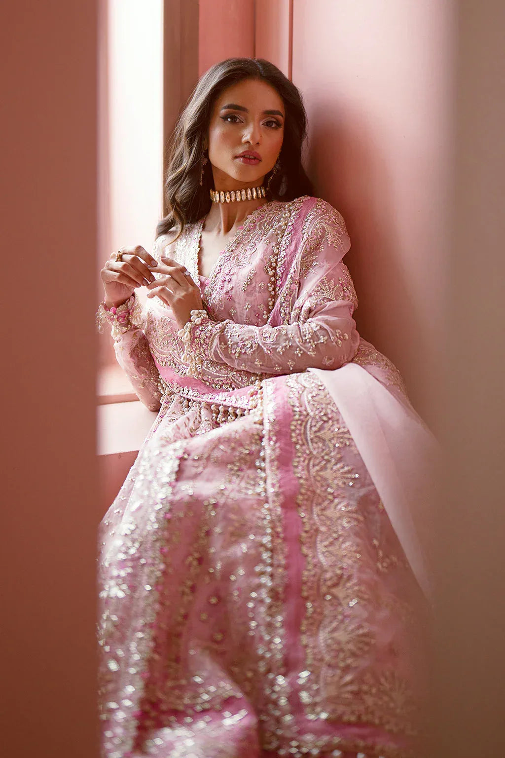 Ayzel | Luminara Wedding Formals | Bella - Aqsa Fabrics