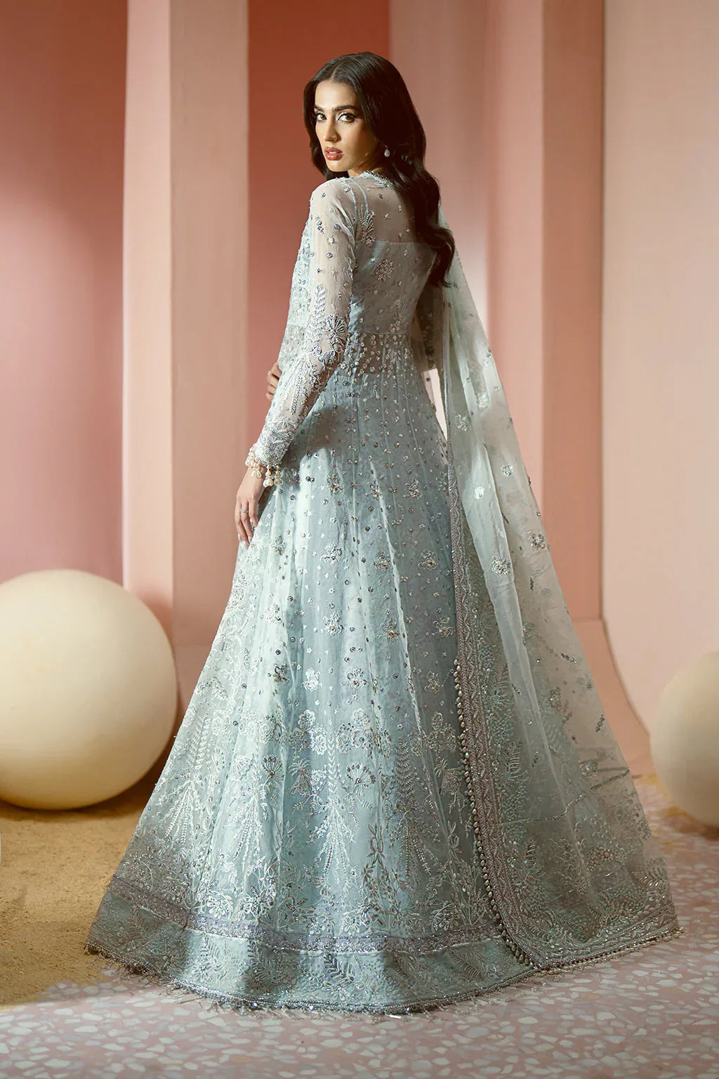 Ayzel | Luminara Wedding Formals | Talia - Aqsa Fabrics